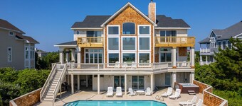 Pine Island Oceanfront Private Pool, Beach Access!