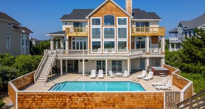 Pine Island Oceanfront Private Pool, Beach Access!
