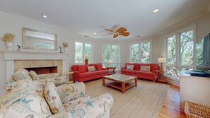 Smart-tv och böcker