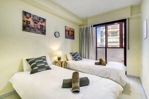 2 bedrooms, iron/ironing board, free WiFi, bed sheets