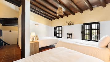 4 slaapkamers, beddengoed