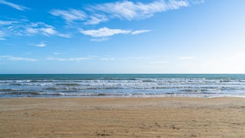 On the beach