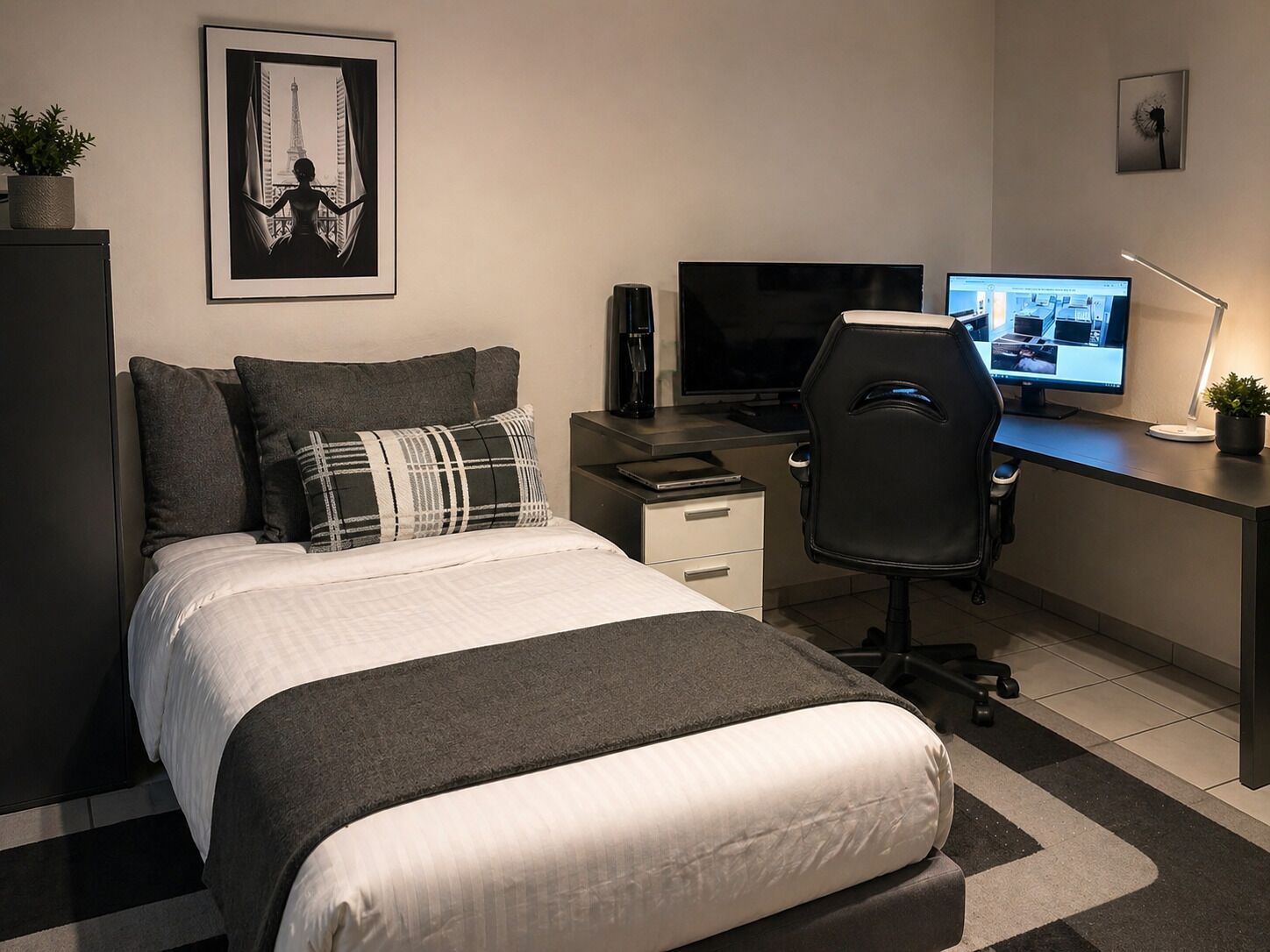 1 Schlafzimmer, Schreibtisch, Bügeleisen/Bügelbrett, WLAN