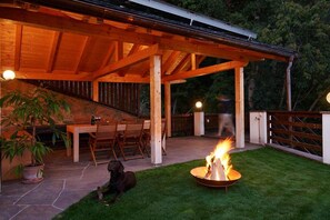 Chalé | Opções para refeição ao ar livre