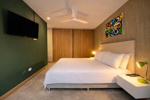 2 bedrooms, iron/ironing board, travel crib, WiFi