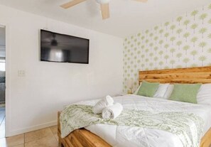 2 dormitorios, tabla de planchar con plancha, wifi y ropa de cama