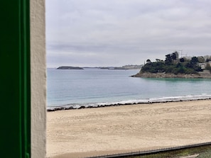 En la playa 