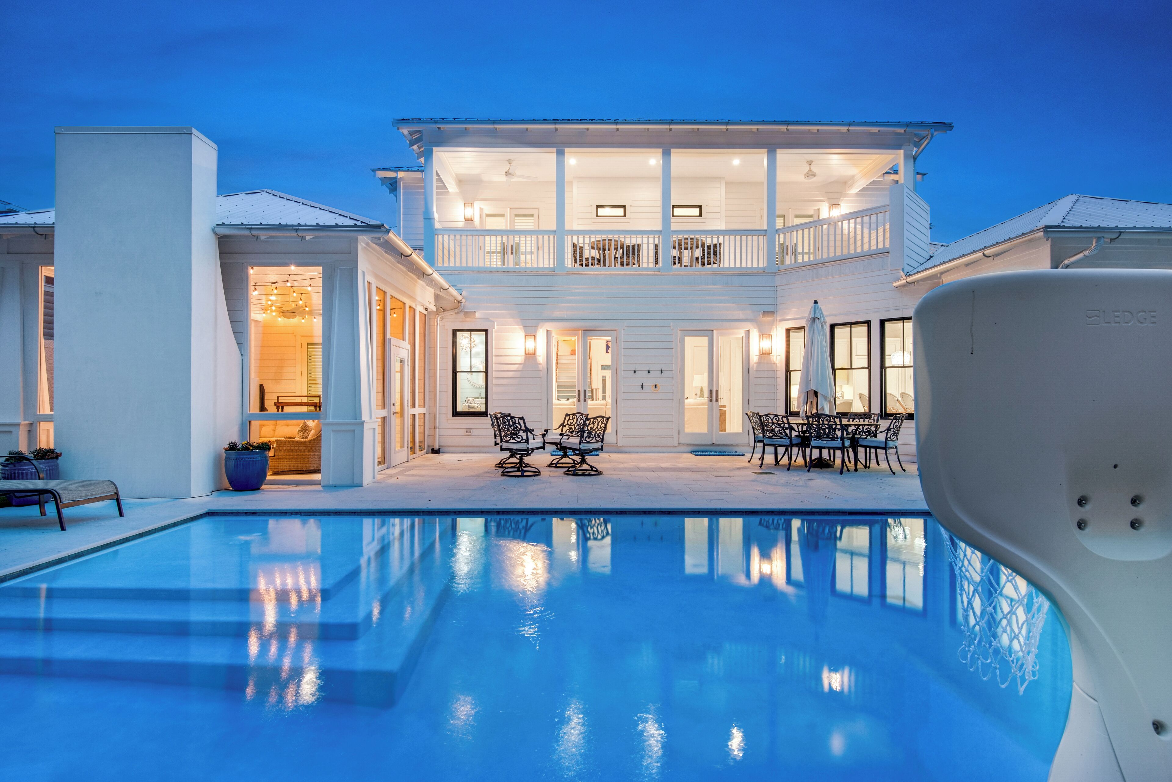 Una piscina climatizada