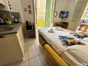 Strykejern/-brett, wi-fi (inkludert) og sengetøy