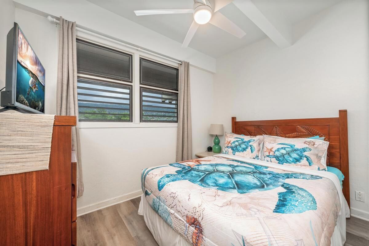 2 bedrooms, iron/ironing board, free WiFi, bed sheets