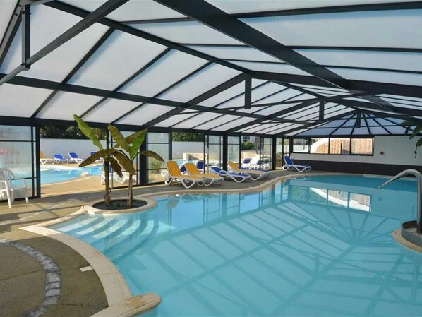 Indoor pool, a heated pool
