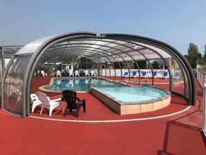 Indoor pool, a heated pool