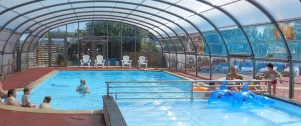 Indoor pool, a heated pool