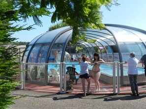 Indoor pool, a heated pool