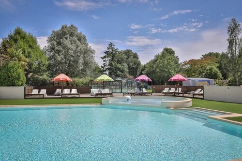 Chalet 3 étoiles - Piscine  - ccafefe