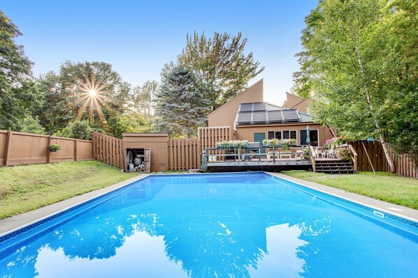 Una piscina climatizada