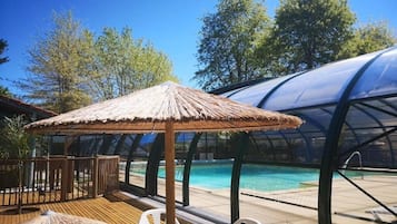 Indoor pool, a heated pool