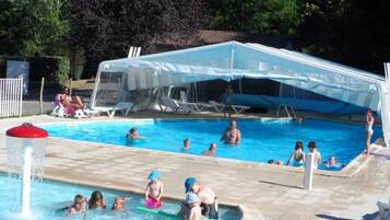 Indoor pool, a heated pool