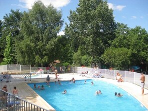 Indoor pool, a heated pool