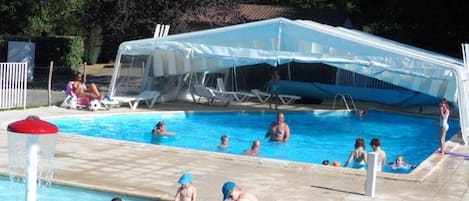 Indoor pool, a heated pool