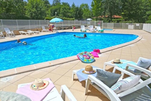 ZEcamping 3* 1km plage pataugeoire club enfant locatif TV 35m2 6 pers