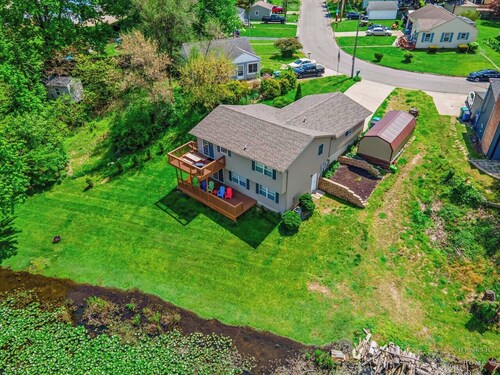 Amazing lake views at the La Porte Lily Pad