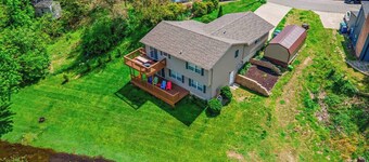 Amazing lake views at the La Porte Lily Pad