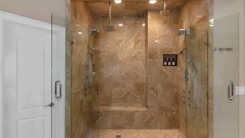 Shower, hair dryer