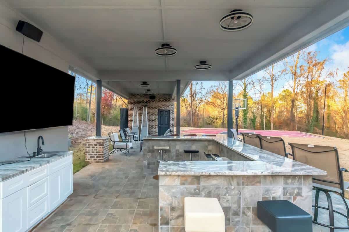 Enceinte de l’hébergement