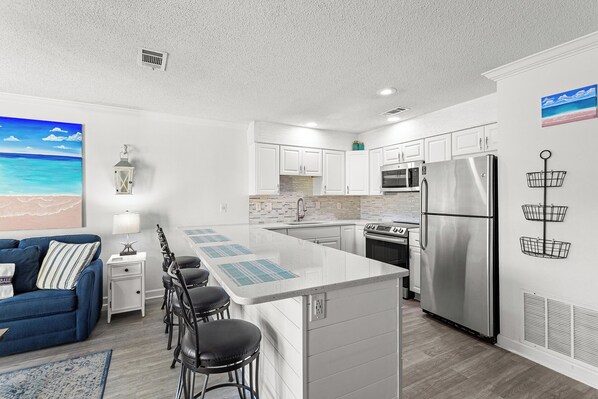 Dishwasher, dining tables