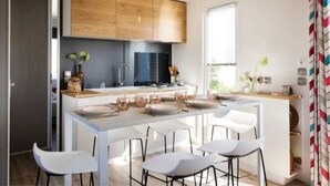 Fridge, stovetop, dishwasher