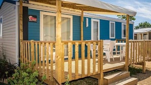 Terrace/patio - ZEcamping familial espace aquatique locatif TV clim 8 pers (Olonne-sur-Mer)