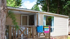 Terrace/patio - ZEcamping piscine couverte pet friendly club enfant locatif TV 30m2 (Saint-Georges-d'Oléron)