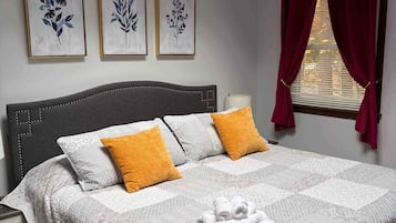 4 多间卧室、熨斗/熨衣板、旅行婴儿床、免费 WiFi