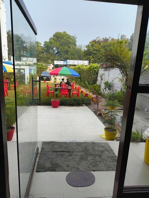 Façade de l’hébergement