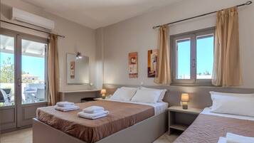 2 室のベッドルーム、セーフティボックス (室内)、アイロン / アイロン台、WiFi (無料)