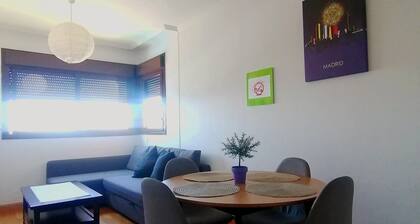 Soothing apartment with AC in vibrant Madrid