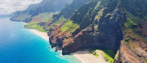 ビーチ、サンラウンジャー、ビーチタオル