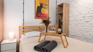 1 bedroom, iron/ironing board, free WiFi, bed sheets