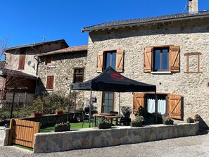 Outdoor dining - Au Paradis - Avec vue montagne (Sorgeat)