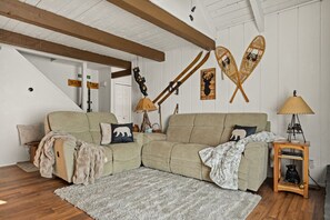 Smart TV y chimenea