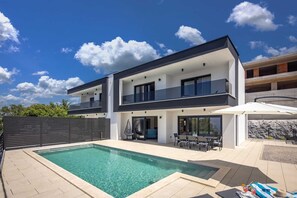 Una piscina riscaldata