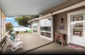 Terrace/patio - Quaint, Cozy, Lakefront Haven w/ Lily Pad, Kayaks, Firepit, and Wrap Around Deck (Montgomery)