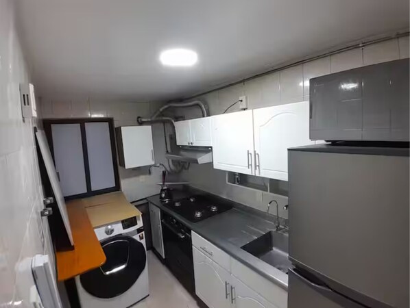 Private kitchen - Comfort and Relaxation: 3 Bedroom Apartment with Living Room and Fully Equipped Kitchen (Ciudad de México)