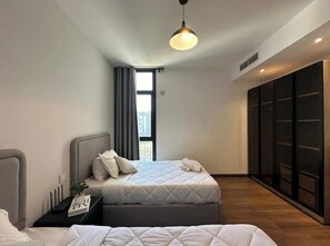 3 bedrooms, WiFi - Access -Hotel Apt- 3bedr- mivida Emaar pool view (Cairo Governorate)