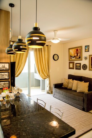 Smart TV, books - Cozy apartment close to the center (Foz do Iguaçu)