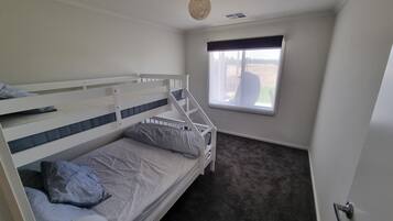 3 bedrooms, iron/ironing board, travel cot, free WiFi