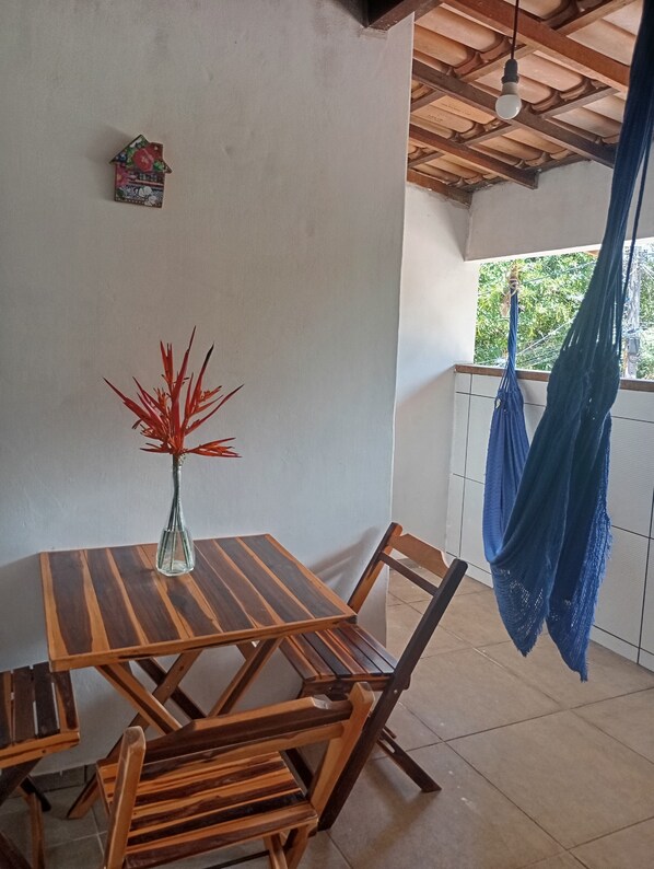 Outdoor dining - House of Hope  (Caraíva)