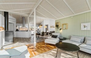 TV connectée, cheminée