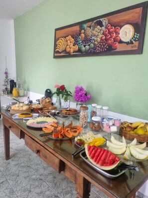 Frokostbuffé er inkludert hver dag